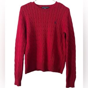 Polo Ralph Lauren Cable-Knit Sweater Classic Logo
